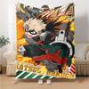 Custom Name My Hero Academia Theme Printed Blanket - Perfect for Couch, Bed, Travel & Outdoor Use | Machine Washable, Cozy & Durable.