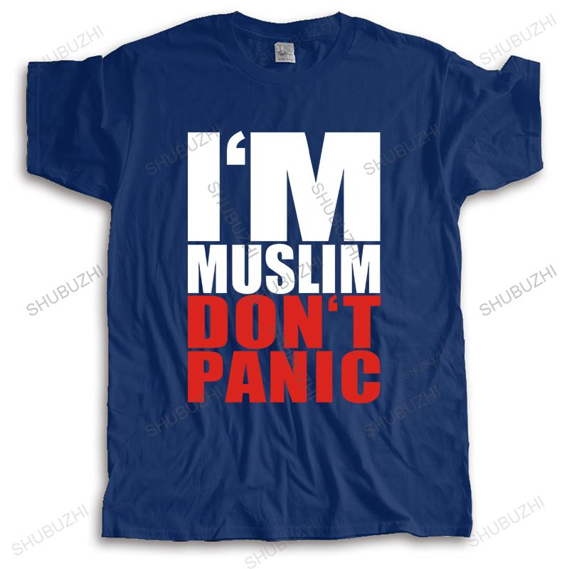 

New fashion crew neck tshirt summer cotton tees loose tops IMMUSLIMBONTPANIC unisex streetwear top gift Male Short Sleeve S