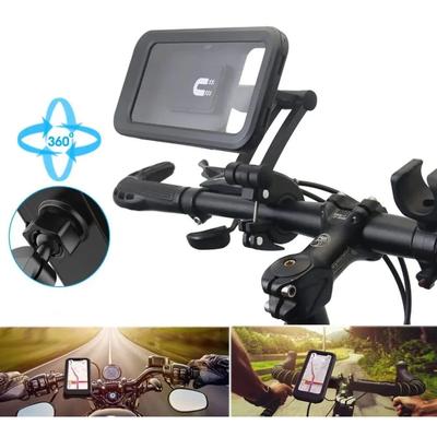 Nuevo Soporte Retráctil Ajustable para Teléfono de Bicicleta Rotación 360° Impermeable Antichoque Soporte para Teléfono de Bicicleta Motocicleta Soporte para Pantalla Táctil