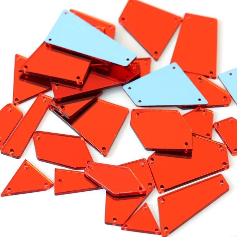 20/50pcs Mix Size Sewing Rhinestones Acrylic Sewing Crystal Sew On Rhinestones for Clothes Needlework Garment Decoration