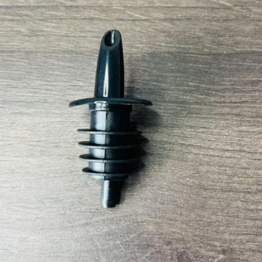 10Pcs Plastic Precise Liquor Pour Spout Black Flow Pourer Bottle Pourer Coffee Shops