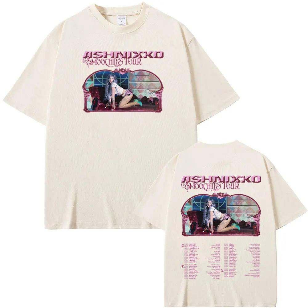 Suki Waterhouse Smooches Tour 2026T Shirt Short Sleeve 100%Cotton Summer Tee-shirt O-neck Clothing High Quality Tops