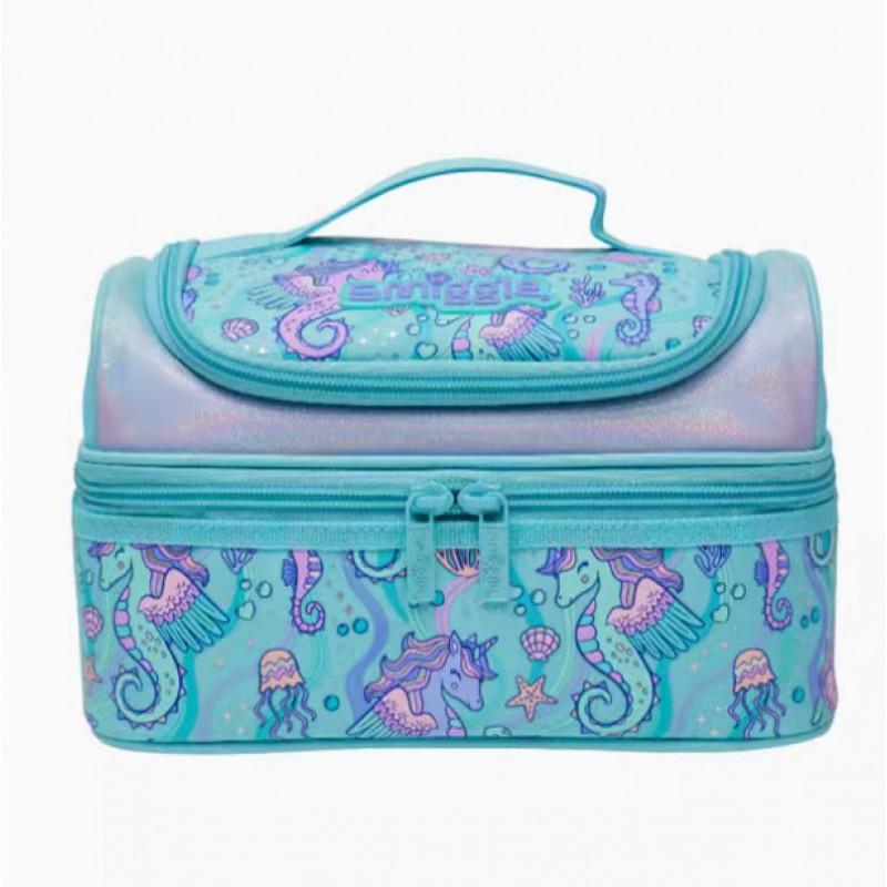 Kids Insulated Lunch Bag School - Double Layer Waterproof Canvas Tote With Handle Large Capacity Leakproof Student Lunchbox