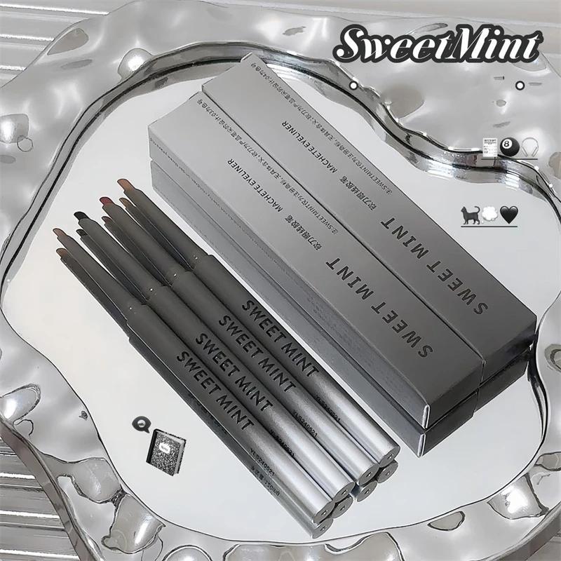 Silky Long-lasting Eye Liner Pencil Eyeliner Pen Natural Matte Wine Red Eyeliner Easy To Color Waterproof Eye Make Up Cosmetics