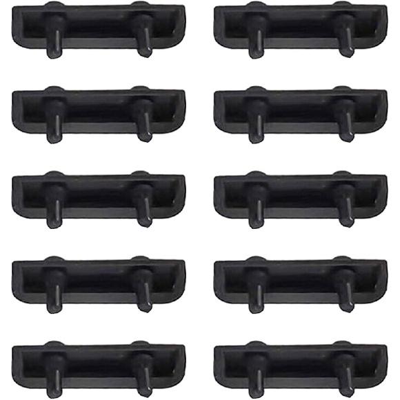 4/10/20 Stück Heißluftfritteuse Gummi-Spitzen Ersatzkappe Abdeckung Für Heißluftfritteuse Grillplatte Gummi-Puffer Küchenwerkzeug Heißluftfritteuse Tablett Gummi