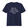 Boys Can Have Long Hair Too Kids Mens T Shirt vintage Washed homme fashion Comfortable graphic Versatile Breathable Stylish