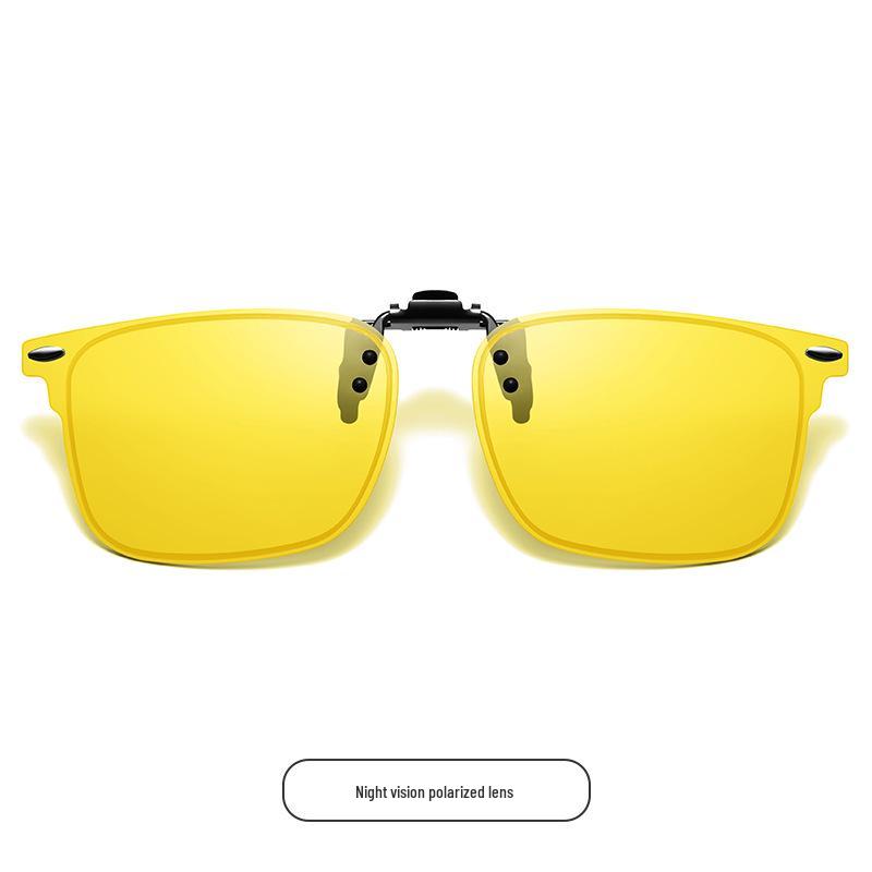 Polarized Clip-On Sunglasses 2025: New Style for Women & Men, Day/Night Use with Night Vision Lenses