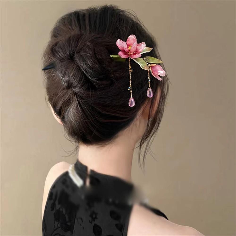 Lotus Flower Lotus Flower Hair Sticks Ancient Style Women's Hairpin Chinese Style Hairpin  Women