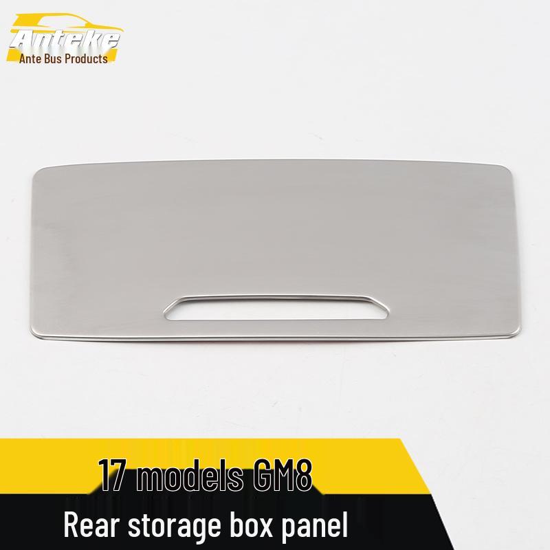 Compatible Rear Row Storage Box Panel & Door Armrest Accessories for 17 GM8 Models.