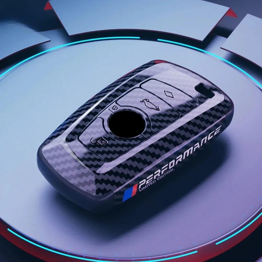 ABS Kohlefaser Autoschlüsselabdeckung Hülle für Bmw F20 F30 F31 F34 F10 F11 F25 I3 M3 M4 F15 F16 3 5er GT Auto-Styling Zubehör