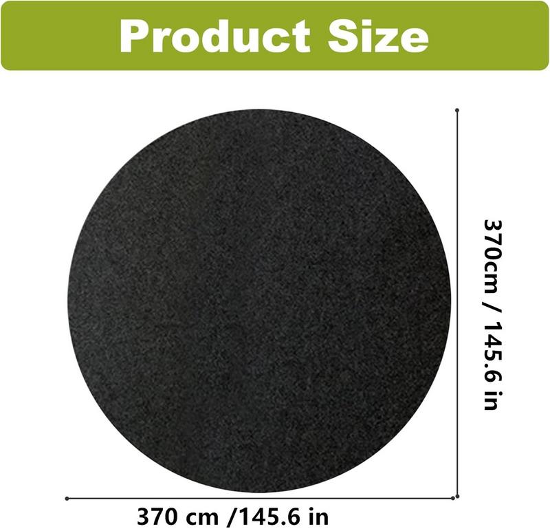 Hot Tub Mat 3.7m Diameter Non-Slip Inflatable Spa Pad Portable Waterproof Floor Protector Absorbent Ground Base For Indoor