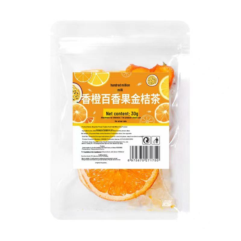 Xiaohongshu Freeze-dried Passion Fruit & Lemon Tea, Kumquat Grapefruit, Pineapple Peach Tea Bags