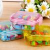 1 Box of Lovely Rubber Eraser Set Stationery Novelty Children Gift Random Color
