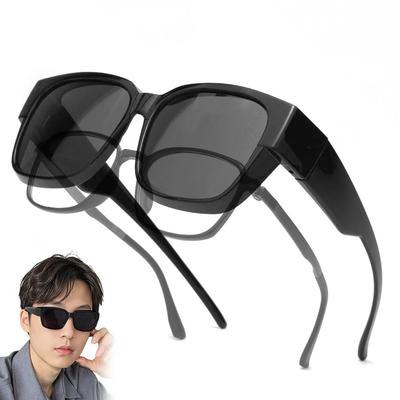 Óculos de Sol para Homens e Polarizados Podem Ser Usados Sobre Grandes UV Adequados para Armação Preta [VYREL] Mulheres, Sobre os Óculos, Lentes, Óculos, Armação, Unissex,