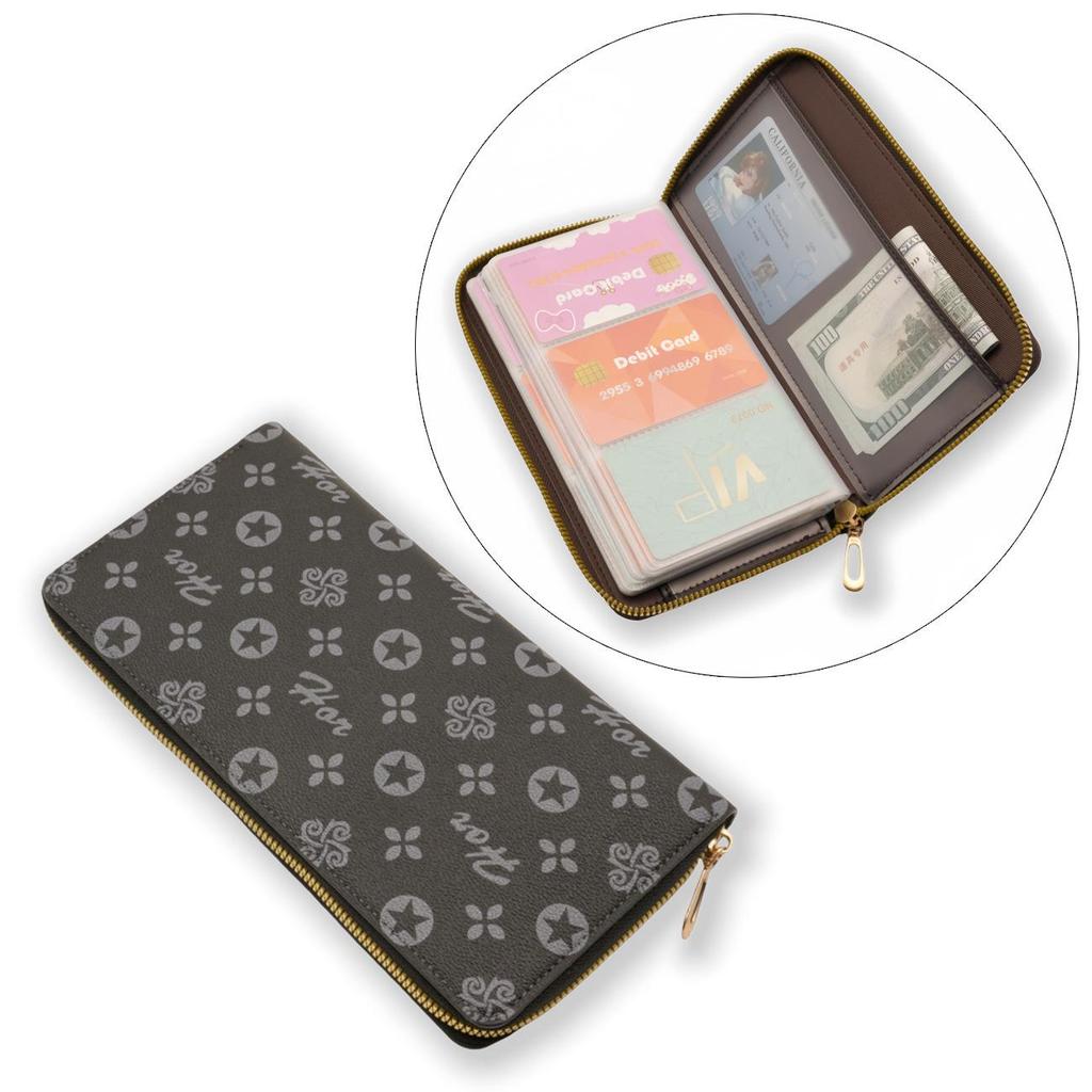 Passbook & Check Storage Album - Large Capacity Card Holder & Document Sleeve