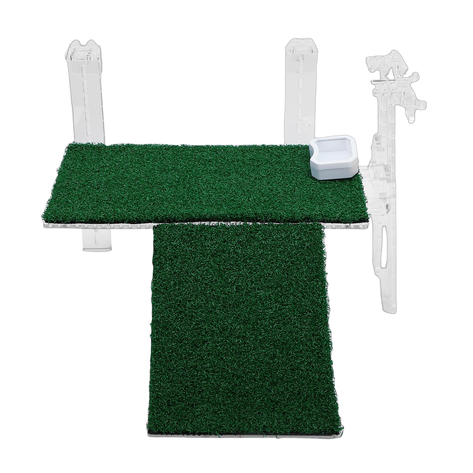 

Resting Basking Non Slip Acrylic Hanging Simulation Grass Ramp for Aquarium