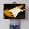 Das Vintage-Gitarre Metallposter Benutzerdefinierte Wandkunst Retro Vintage Metallschilder für Man Cave Schlafzimmerdekorationen Dekoration Zuhause