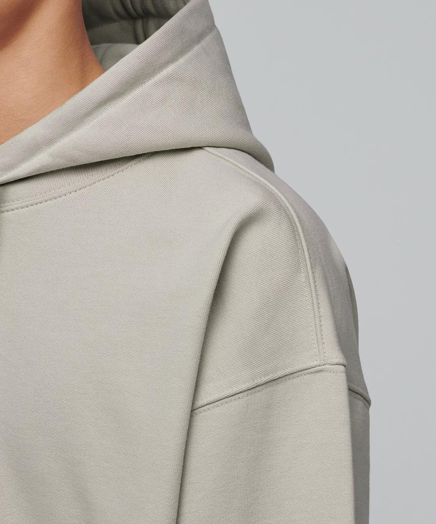 Musinsa Standard Heavyweight Oversized Hooded Sweat Zip-Up [Light Beige]