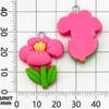 30-Piece Set: Pink Resin Sunflower & Rose Flower Pendants for DIY Jewelry