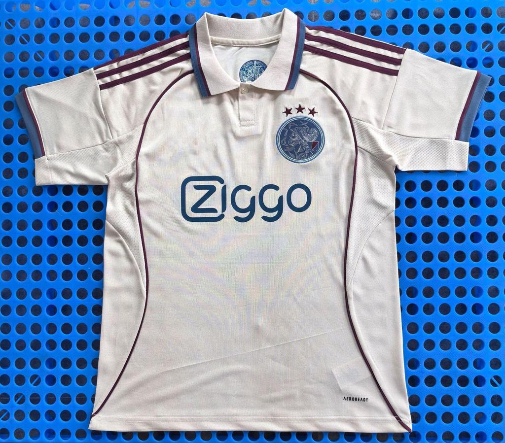 2526 Rome Star Ajax Home & Away Numbered Thai Version Football Jersey