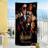 Michael Jackson Beach Towel Quick-Dry Soft Microfiber Comfortable Lightweight Perfect for Traveling Yoga Camping and Swimming