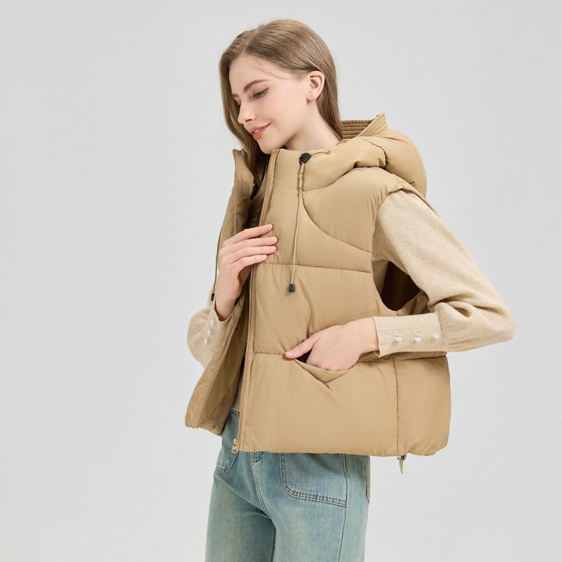 Women's Warm Solid Color Vest For Autumn And Winter