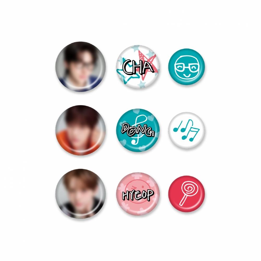 Cha Dong Hyeop Pin Button Set A. CHAJUNHO (CHAJUNHO)