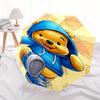 Winnie-the-Pooh,Hoodie Automatic Umbrella - Tri-fold Portable Umbrella, Best Holiday Gift for Men and Women, Durable Iron Frame, Playful Des