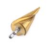 High Speed Steel Step Drill Bit Hex Shank Spiral Grooved High Speed Steel Drill Bit Titanium Coated Spiral Flute Drill Bit