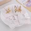 Spring Moving Butterfly Hairpin Gold Silver Bangs Hairclip Gift Butterfly Hair Clip