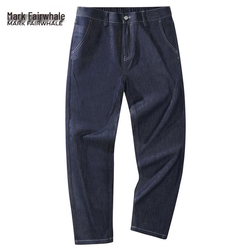 Mark Fairwhale Men s Easy Care Straight-Leg Stretch Jeans 32