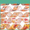 Stylish 6.5cm Wide Christmas Ribbon For Thanksgiving And Halloween Party Decorations