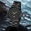 Men's minimalist watch Classic Business Watch Large dial Men's watch Hands Quartz men's watch Round men's watch