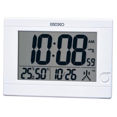 Seiko Clock Table Clock Radio White Digital 150 X 210 X 22mm SQ447W