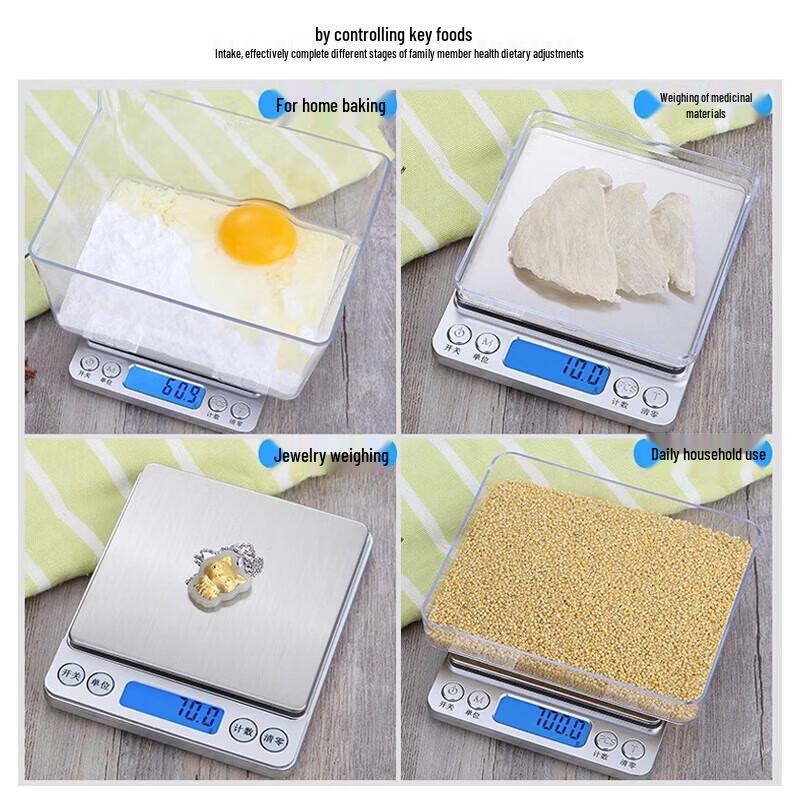 Rechargeable High-Precision Digital Kitchen Scale