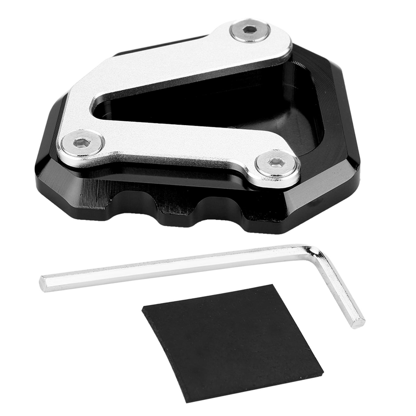 

Motorcycle CNC Side Stand Kickstand Plate Extension Pad Enlarge for 790 for 20182019 Black