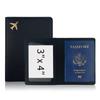 Étui pour passeport en cuir synthétique pour homme et femme, porte-cartes de crédit, porte-cartes de visite, porte-monnaie de voyage