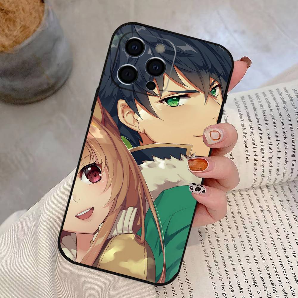 The Rising of the Shield Hero Handyhülle Für iPhone 17,16,15,14,13,12,11 Plus,Pro Max,XS,Weiche Silikon-Schwarze Hülle
