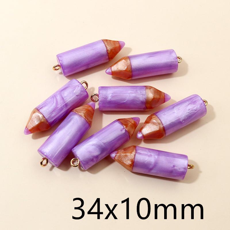 10Pcs Multi-Styles Mix Fruit Animals Dice Cloud Resin Earring Charms Diy Findings Keychain Bracelets Handmade Charms