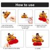 9 Pcs Autumn Thanksgiving Honeycomb Centerpiece 3D Honeycomb Fall Decoration