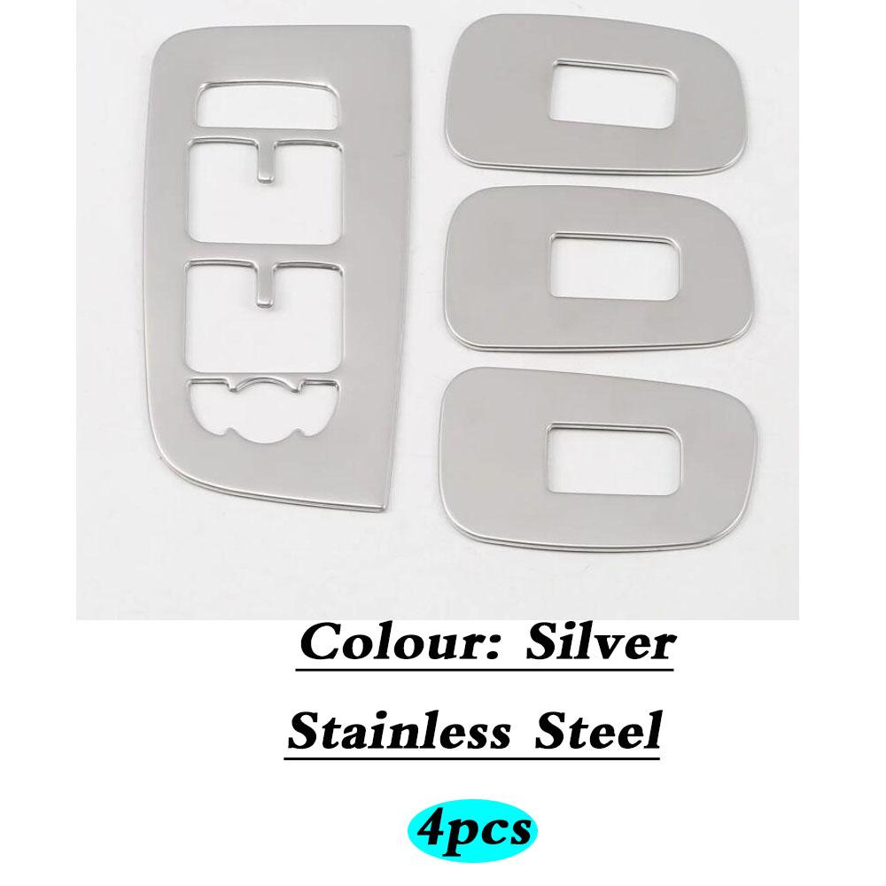 Car Body Door Window Glass Inner Panel Armrest Lift Switch Button Trim Frame 4pcs For Volvo XC60 2018