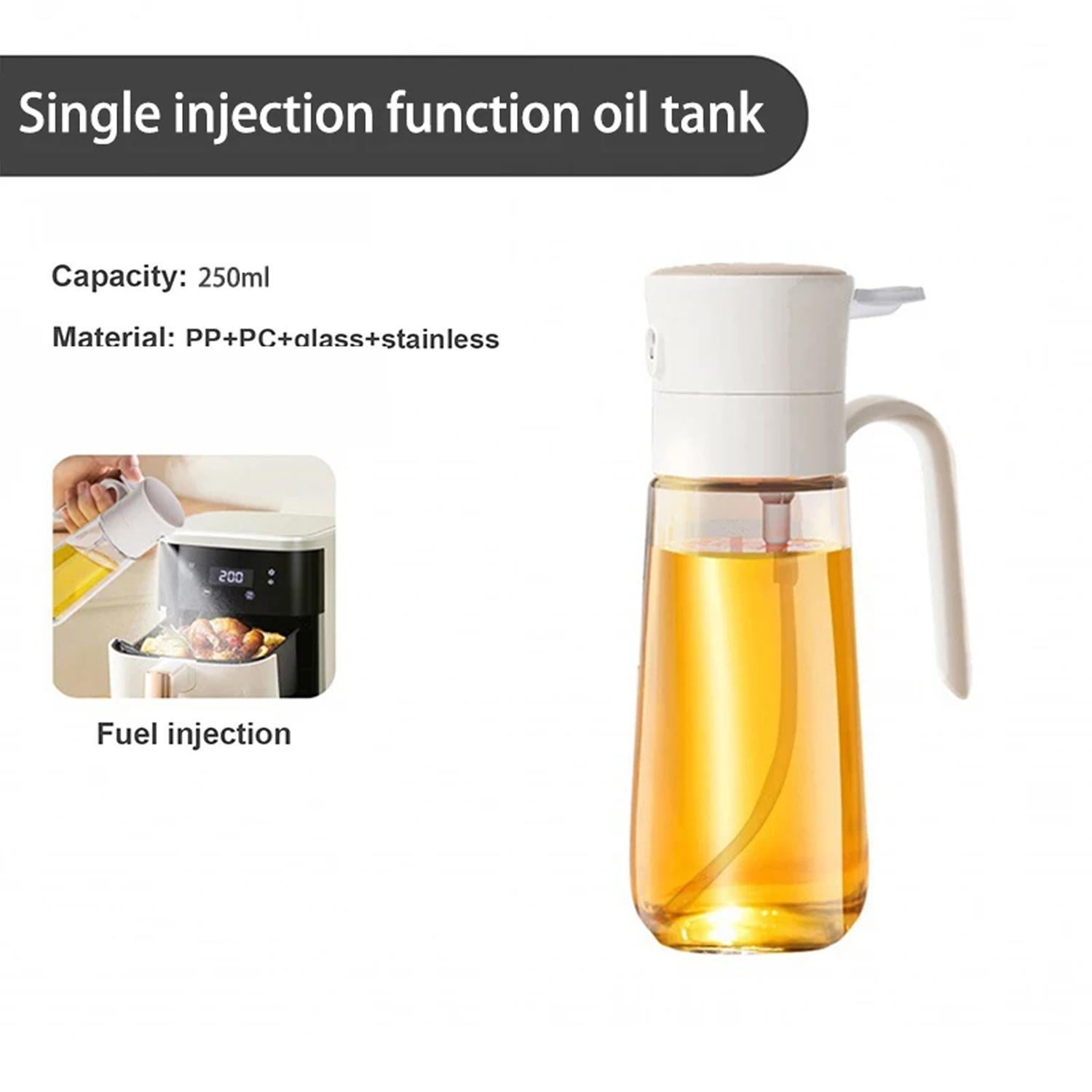 

Распылитель для растительного масла, кухонный диспенсер для оливкового масла, стеклянная бутылка премиум-класса 7,6 унций/250 мл, распылитель для пищевого масла