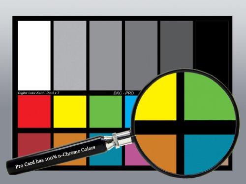 DGK Color Tools DKC-Pro 5" X 7" White Balance and Color Calibration Charts, Set of 2, 12% and 18% Gray - Professional Quality - Includes Frame Stand a