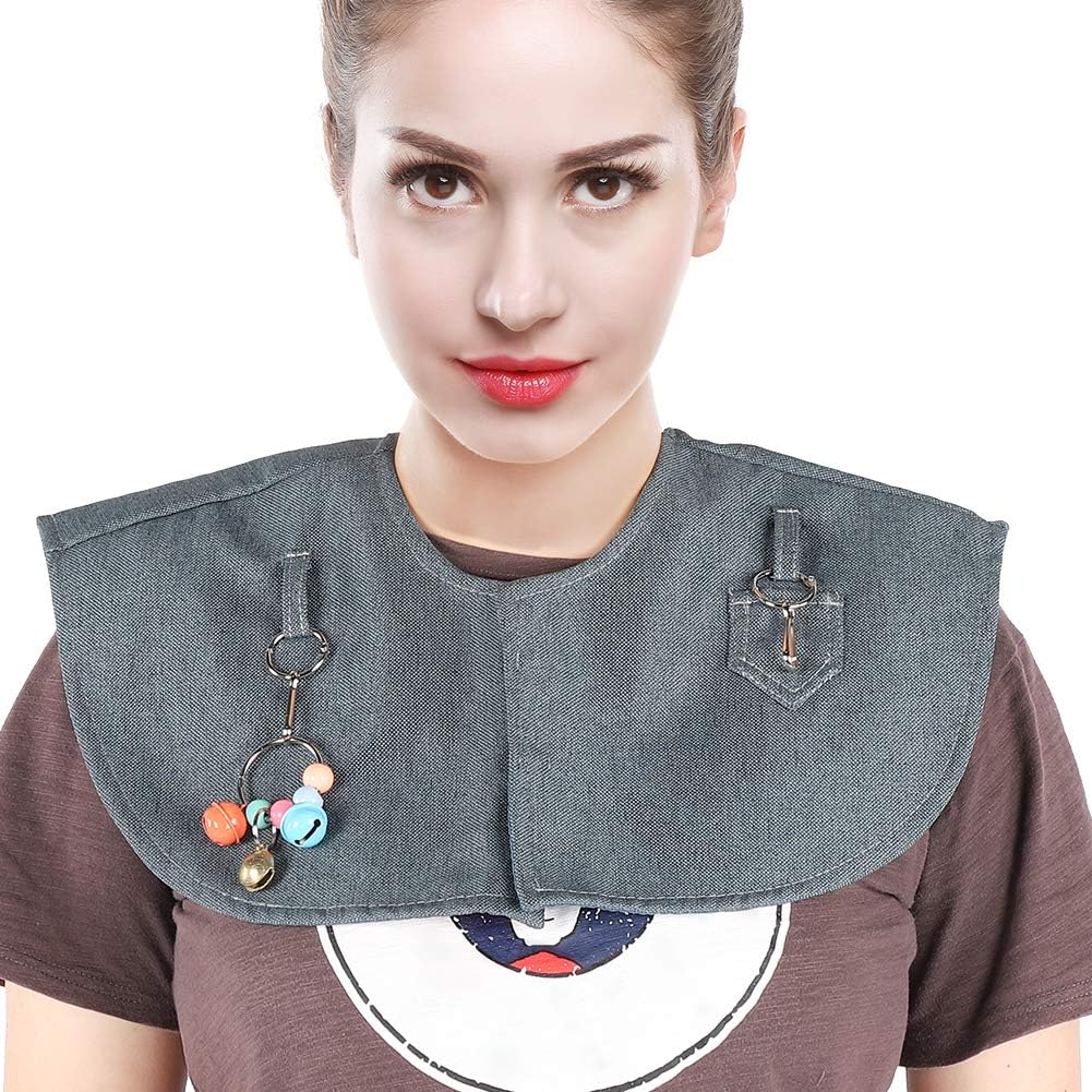 

Накидка-попугай, 49x31см Тканевая Защищающая от царапин Накидка на плечи для тренировки попугаев с крючками и подвеской-колокольчиком, для ветеринаров, сотрудников службы контроля животных, питомников