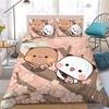 Cartoon Bubu Dudu  Lovers Duvet Cover Set Home Style Bedding Soft Laundry Cotton Bed 3 Piece Set Student Dormitory Gift