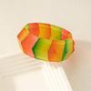 Stretch Candy Color Bracelet Atmospheric Acrylic Wide Face Indicator Arrow Shape Mori Lady Student Girl