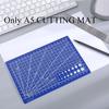 Leather Craft Card School Supplies Paper Board A5 Grid Lines Cutting Mat Cutting Plate Sewing Tool