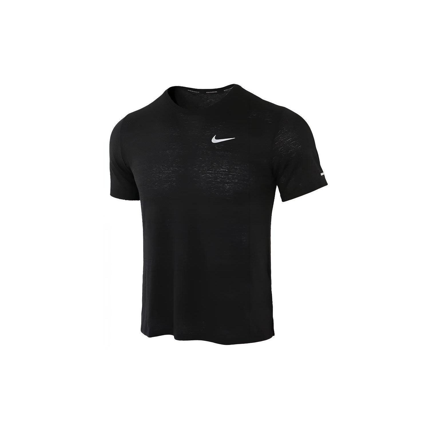 

Мужская футболка с коротким рукавом для бега Nike Dri-Fit Miler, черные CU5993-010 M