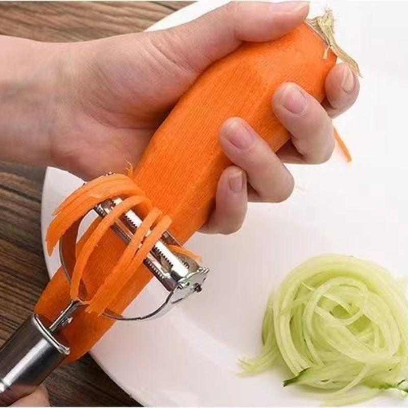 Fine Quality Peeler Kitchen Accessories Cooking Tools 304 Stainless Steel Peeler 17cm Multi-Functional Potato Vegetable Peeler Double Planing Grater
