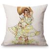 Baby Mother Parenting Art Cozy Family Hand Drawing Sketch Home Decoration Cotton Linen Sofa Throw Pillow Case Car Cushion Cover